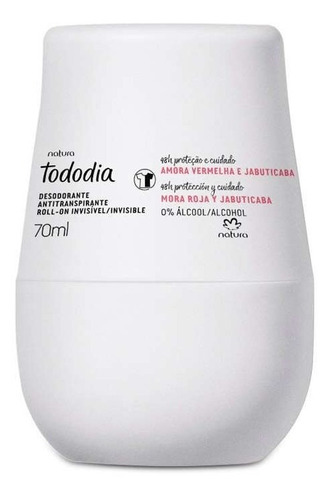 Desodorante Roll-on Mora Roja Y Jabuticaba Tododia Natura