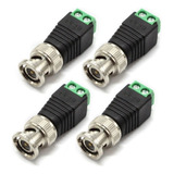 4x Balun Transceptor Cctv Conexión Bnc