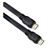 Cabo Hdmi 2.0 Flat Ultrahd 4k 60hz Arc 3d Hdr 18gbps 1 Metro