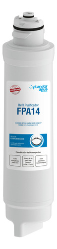 Filtro Refil Planeta Água Fpa 14 Compatível Electrolux Pa21g, Pa26g, Pa31g, Pe11b, Pe11x, Pc41b, Pc41x, Ph41b, Ph41x, Pe12a, Pe12b, Pe12g E Pe12v