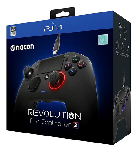 Controle Joystick Nacon Revolution Pro Controller 2 Preto