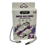 Cable Usb V8 De 5.a Imega Carga Rápida Pack X10 Unidades 