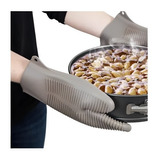 Set 2 Guantes De Silicona Toma Olla Guante Protector Cocina