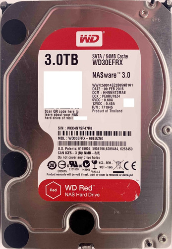 Wd Wd30efrx-68euzn0 3000gb Sata - 05405 Recuperodatos