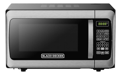 Blackdecker Em031mggx2 Horno Microondas De Encimera, Acero I