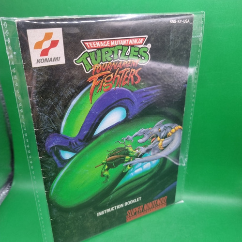 Manual Super Nintendo Turtles Tournament Fighters 