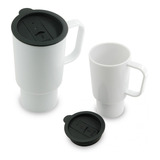 Mug Con Tapa Grande Plástico 16 Onz Bebidas Café Te Oficina