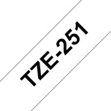Cinta Brother Tze-251 Para Rotuladoras 24mm X 8m- Saletech