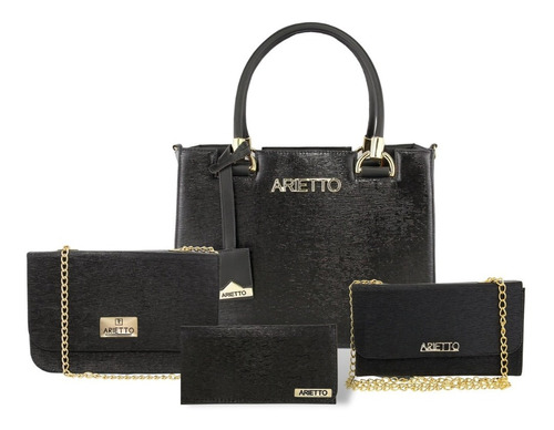 Kit 3 Bolsas Mais Carteira Feminina De Luxo Lançamento