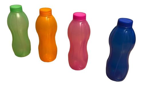 20 Botellas Plasticas Deportivas Con Tapa A Rosca