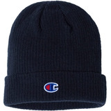 Gorro Azul Champion Original Casual Frío Moda Oferta