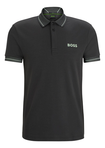 Polo Boss Para Hombre Corte Slim Fit De Algodón Interlock