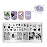 Born Pretty Placa Estampa Uñas Stamping Halloween L003