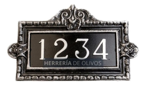 Placas Para Números - Numeración De Casas - Placa Dirección