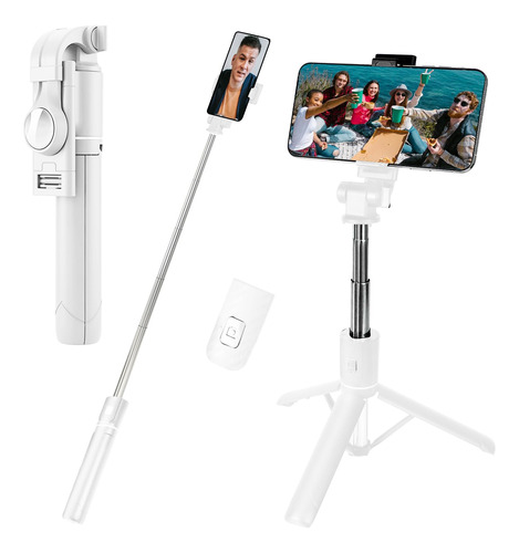 Selfie Stick Para iPhone Tripode Con Control Remoto Inalambr