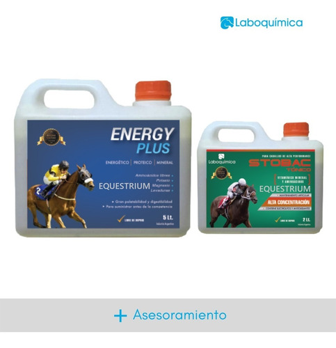 Energy Plus X 5 Lts. Energía Proteína + Stobac Tónico 1 L