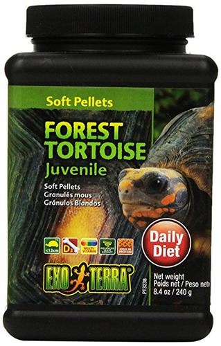 Exo Terra Soft Bosque Juvenil De La Tortuga De La Alimentaci