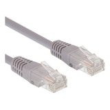 Cable Patch Utp Cat5e 10 Mts. Gris. Boleta/factura