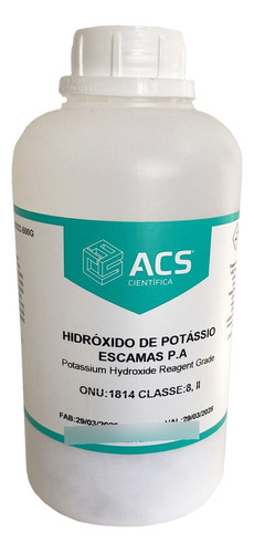 Hidróxido De Potássio Pa - 500g