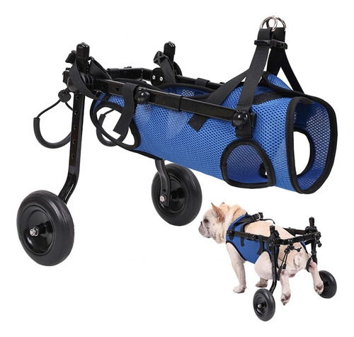 Silla Ruedas Ligera Para Perros Carro Ajustable Para