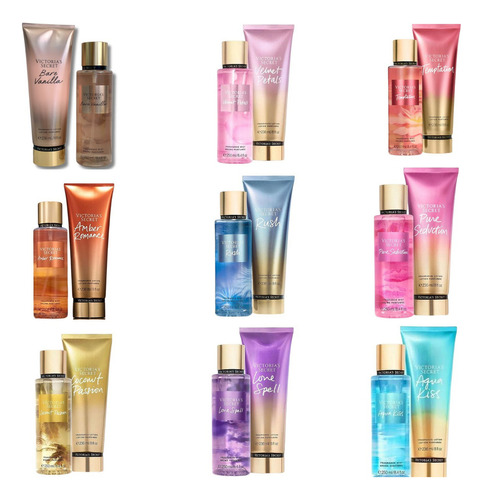 Kit Victoria's Secret Hidratante 236ml + Body Splash 250ml