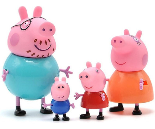 Familia Pepa Pig Set 4 Figuras