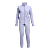 Conjunto Under Armour Sudadera Y Pants 7539 Lila Para Mujer