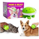 Paws & Relax: Masajeador Para Mascotas En Forma De Tortuga