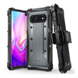 Funda Gris Para Samsung Galaxy S10 Plus - Resistente