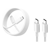 Cable Usb-c A Usb-c Carga Rapida Tipo-c 5a 1mts 100w Android