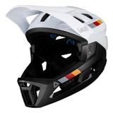 Capacete Leatt 2.0 Mtb Bike Queixeira Removível Lj Fxm Cor Branco Tamanho 59-63