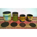 Lote Antiguas Latas Leche Polvo Nido Laponia Glaxo Nesquik