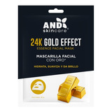 Mascarilla Facial Para Piel Todo Tipo De Piel And Accessories De Oro 24k Gold Effect Skin Care 25g