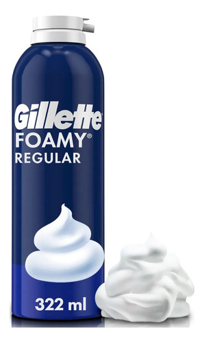 Gillette Espuma De Afeitar Foamy Regular 312gr