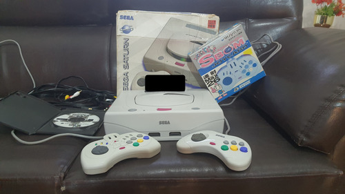 Console Sega Saturn Branco Tectoy