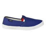 Pancha Nautica Zapatilla Sorpasso Hombre Lona Fresca Azul