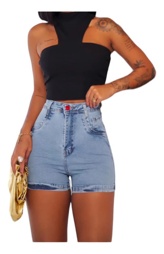 Short Jean Super Lipo, Faja Interna