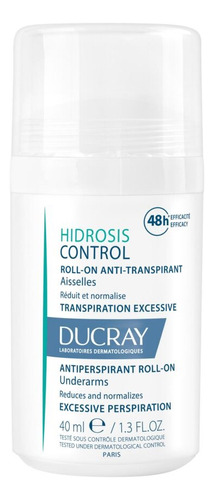Antitranspirante Ducray Hidrosis Control Roll On  40 Ml