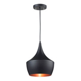 Candil Colgante Decorativo Color Negro Moderno