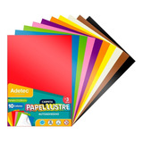 Papel Lustre Autoadhesivo A4 X 10 Hj - 920