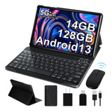 Tablet 10'' Hd 14gb Ram+128gb Rom Android 13 Wifi 5g 8000mah