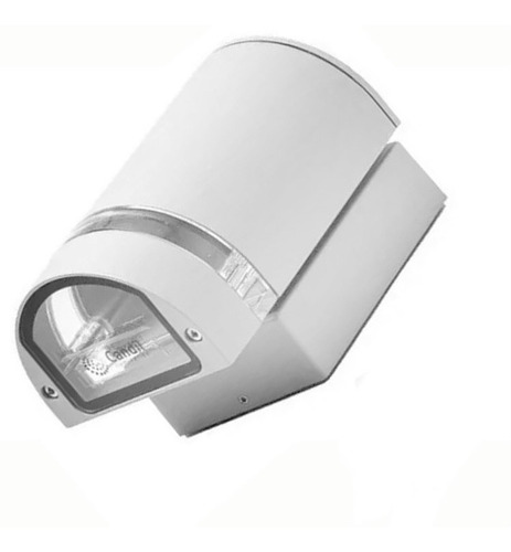 Aplique Unidireccional Oda Exterior  Aluminio Apto Dicro Led