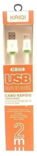 Cabo Usb Tipo C 2 Metros  S21 S20 S10 S9 Note 20 A50