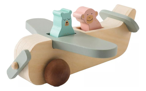 B Avião De Madeira Para Bebês, Brinquedos Educativos, Modelo
