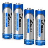 Pilas Baterías Recargables Aa 1.2v 3000mah Blíster X4 