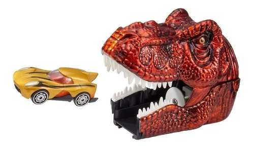 Dinosaurio Rex Lanzador Con 1 Auto