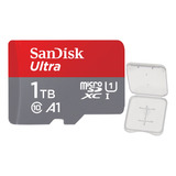 Cartão De Memória Micro Sd Sandisk 1tb  Ultra 150mbs +case