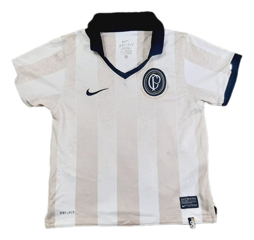 Camisa Corinthians Nike Centenário Bege  Infantil Futebol 