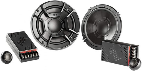 Parlante Carro Polk Db6502 6  Componente 100w(rms) Marinos Color Negro