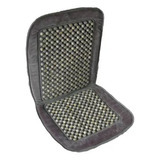 Cubre Asiento Y Respaldo Bolita Reforzado Borde Pana Gris